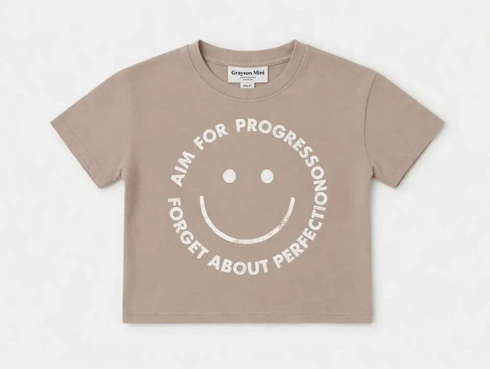 Grayson Mini Motivational Cropped Tee – Size 4T